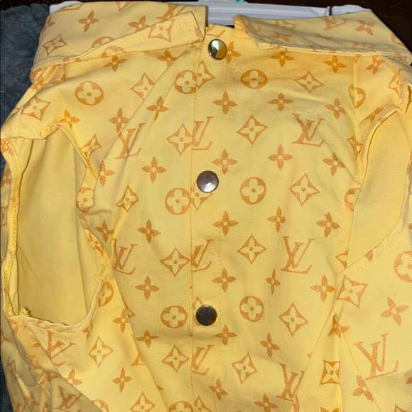 Louis Vuitton Yellow Monogram Pet Jacket - Picture 5 of 5